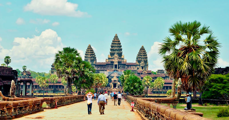 Ангкор в стране Камбоджа