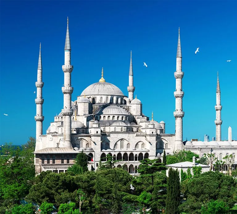 Главные достопримечательности Стамбула - Голубая мечеть (Султанахмет)