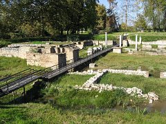 Руины древнего города Дион на севере Греции