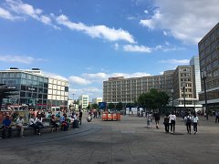 На площади Александерплатц в Берлине