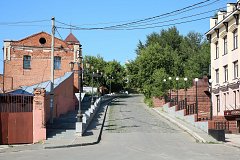 Начало улицы Бакунина в Томске