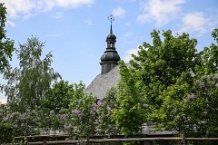 Деревянный купол Покровской церкви в музее народной архитектуры и быта в Минске