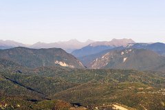 Горы в Сочи - вид со смотровой площадки на горе Ахун