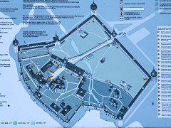 Карта-схема Кирилло-Белозерского монастыря