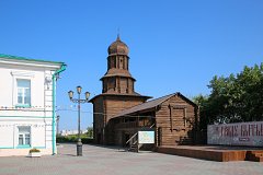 Томский острог - макет сторожевой башни