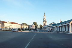 Главная площади в городе Нерехта Костромской области