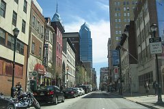 Улица в историческом центре города Филадельфия