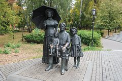Памятник "Фото на память" в Нижнем парке Липецка
