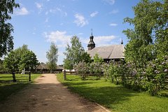 Сельская площадь в музее народной архитектуры и быта Беларуси