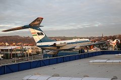 Авиалайнер Ту-134 - экспонат музея техники Зинсхайм в Германии