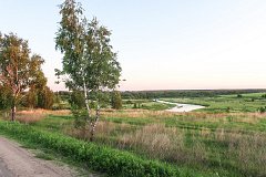 Пейзаж рядом с городом Нерехта Костромская область