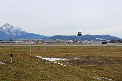 Вид на аэропорт Зальцбург