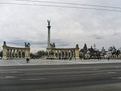 Площадь Героев - вход в парк Варошлигет в Будапеште