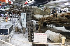 Обломки подбитого пикировщика Юнкерс Ю-87 "Штука" - экспонат музея техники Зинсхайм