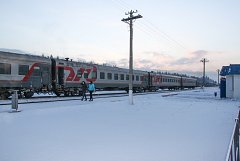 Поезд на станции Котлас