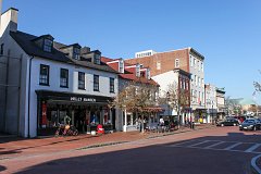 Улица Мейн-стрит в городе Аннаполис, США