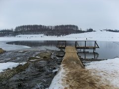 Городищенское озеро у Словенских ключей в Изборске