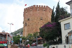 Башня Кызыл Куле в городе Аланья в Турции