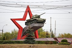 Памятник героям-танкистам в Липецке