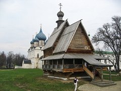 Деревянная Никольская церковь в Суздале