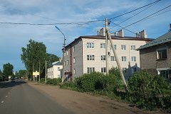 Жилые дома на улице Коминтерна в Калязине