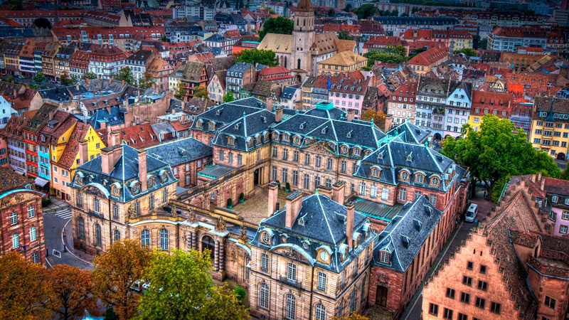 город Страсбург во Франции