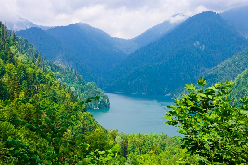 Озеро Рица Абхазия