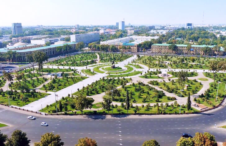 Главные достопримечательности Ташкента - Сквер Амира Темура