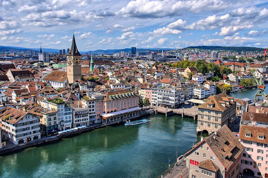 Лучшие города Швейцарии - Цюрих