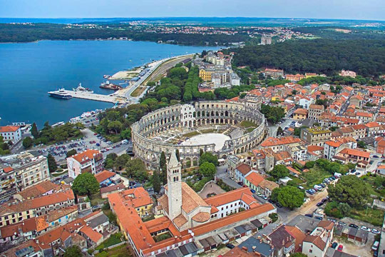 Лучшие города Хорватии - Пула