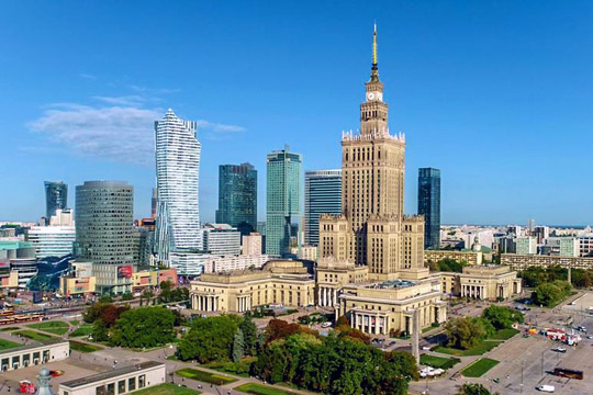 Лучшие города Польшы - Варшава