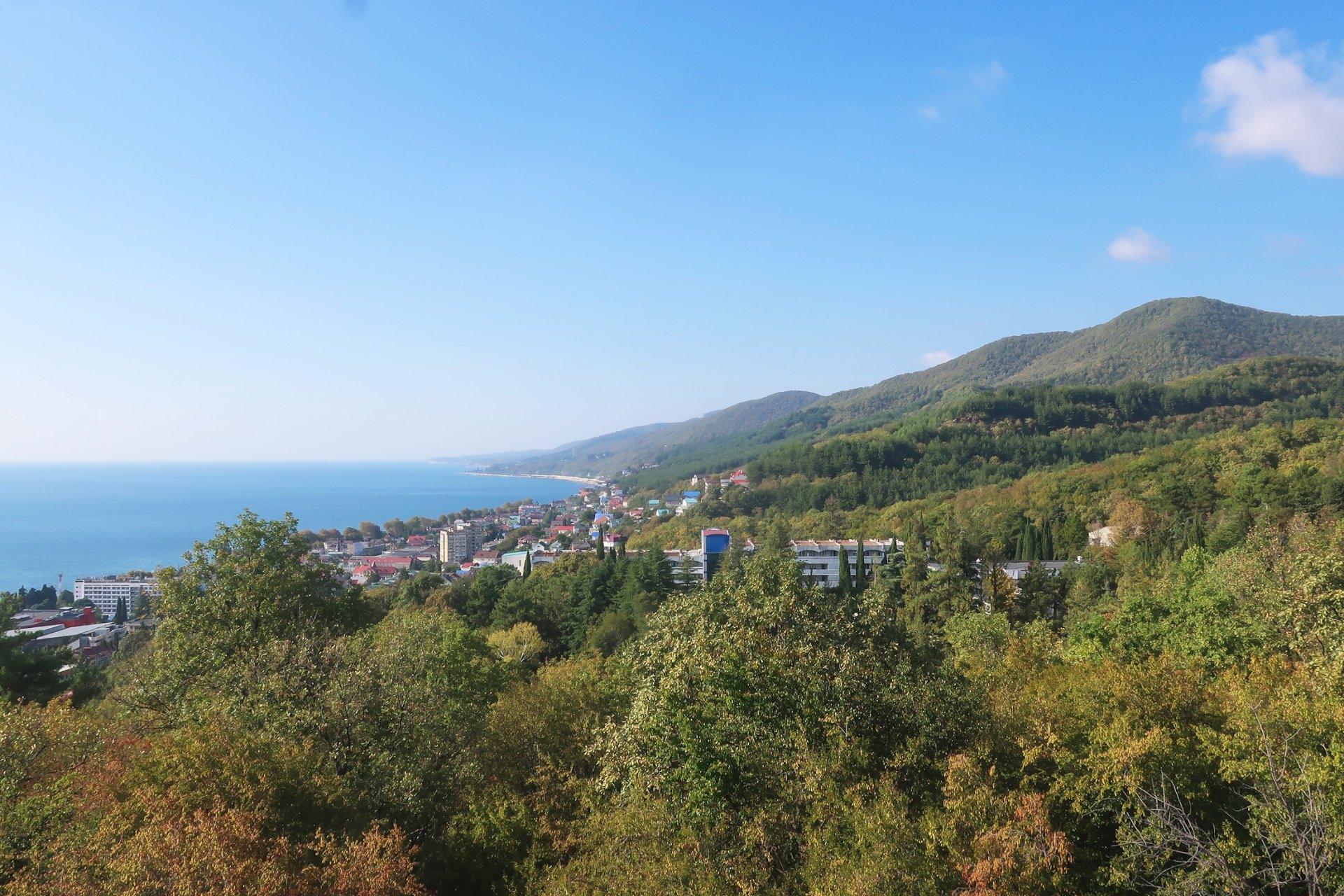 Черноморское побережье от Лазаревского до Туапсе