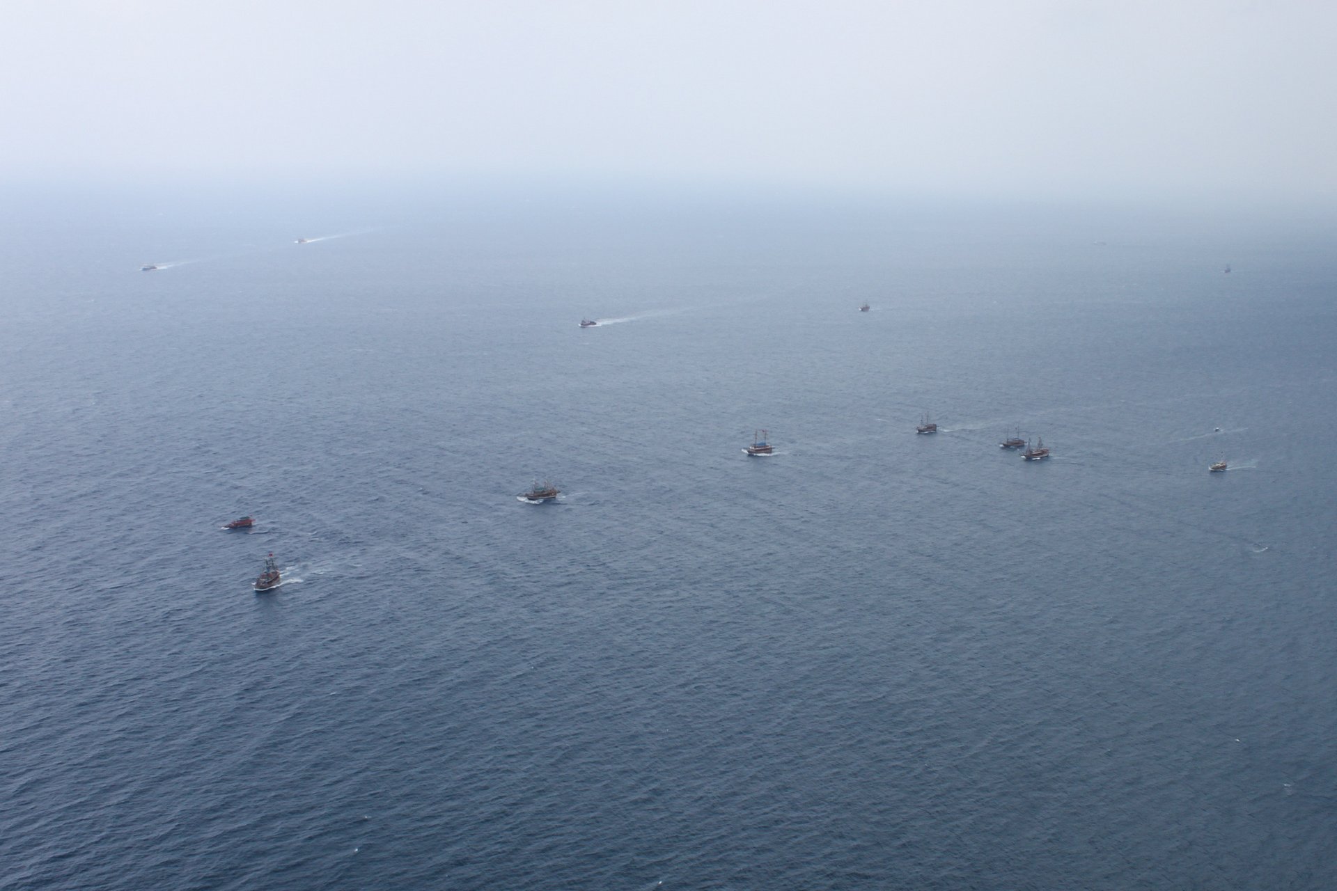Развлекательный флот в море у Аланьи