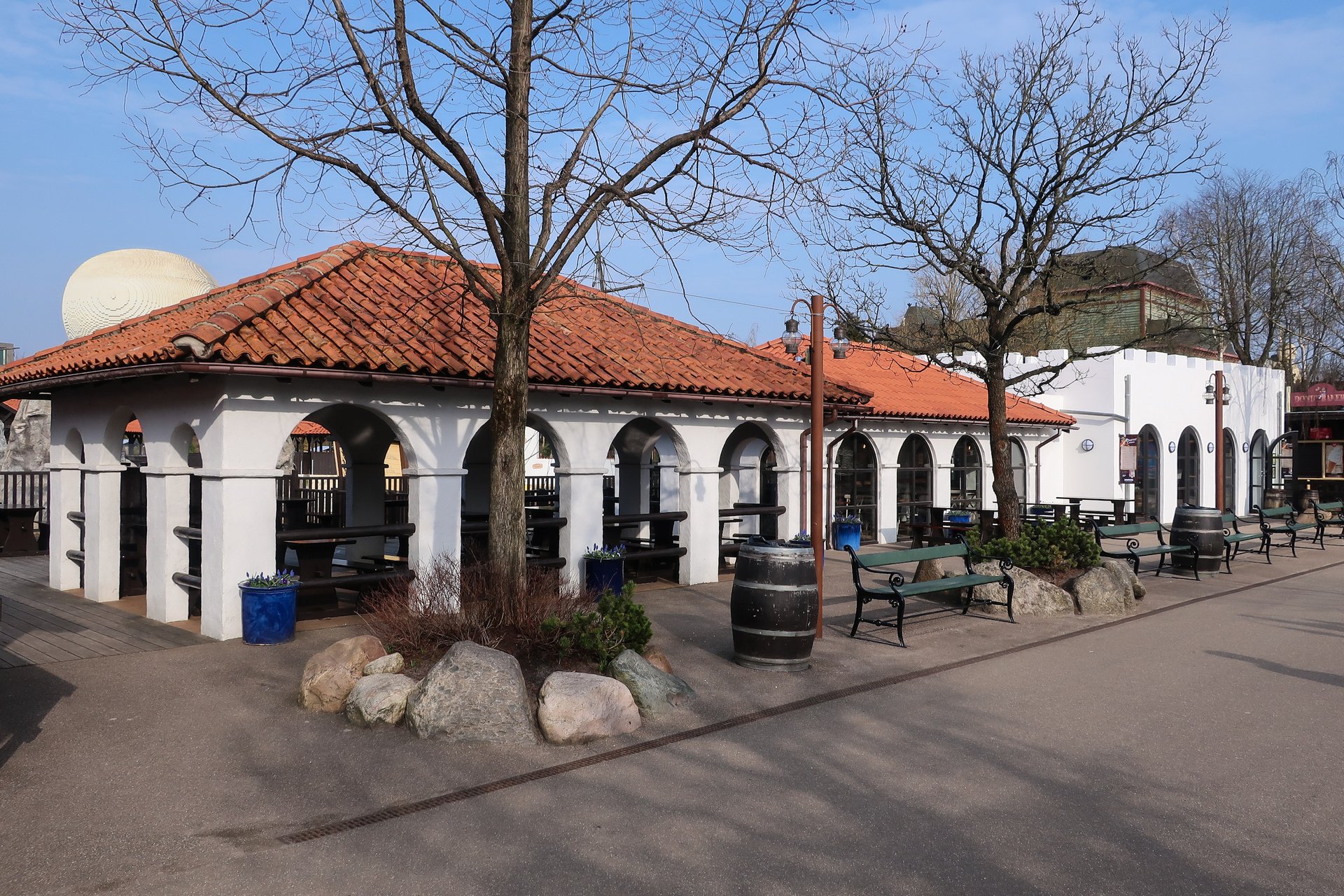 Ресторан в парке развлечений Леголенд в Дании