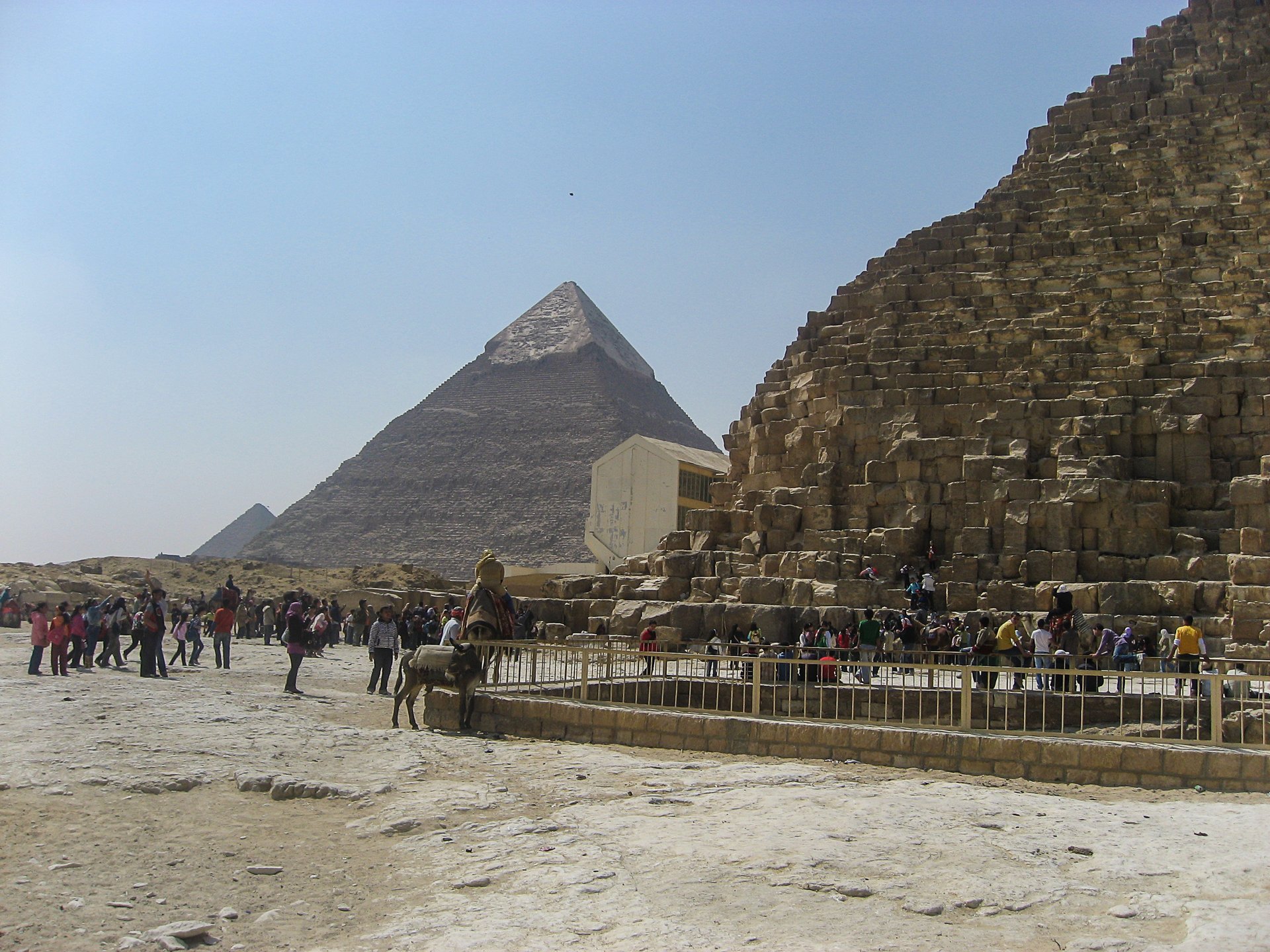 Вид на пирамиду Хеопса