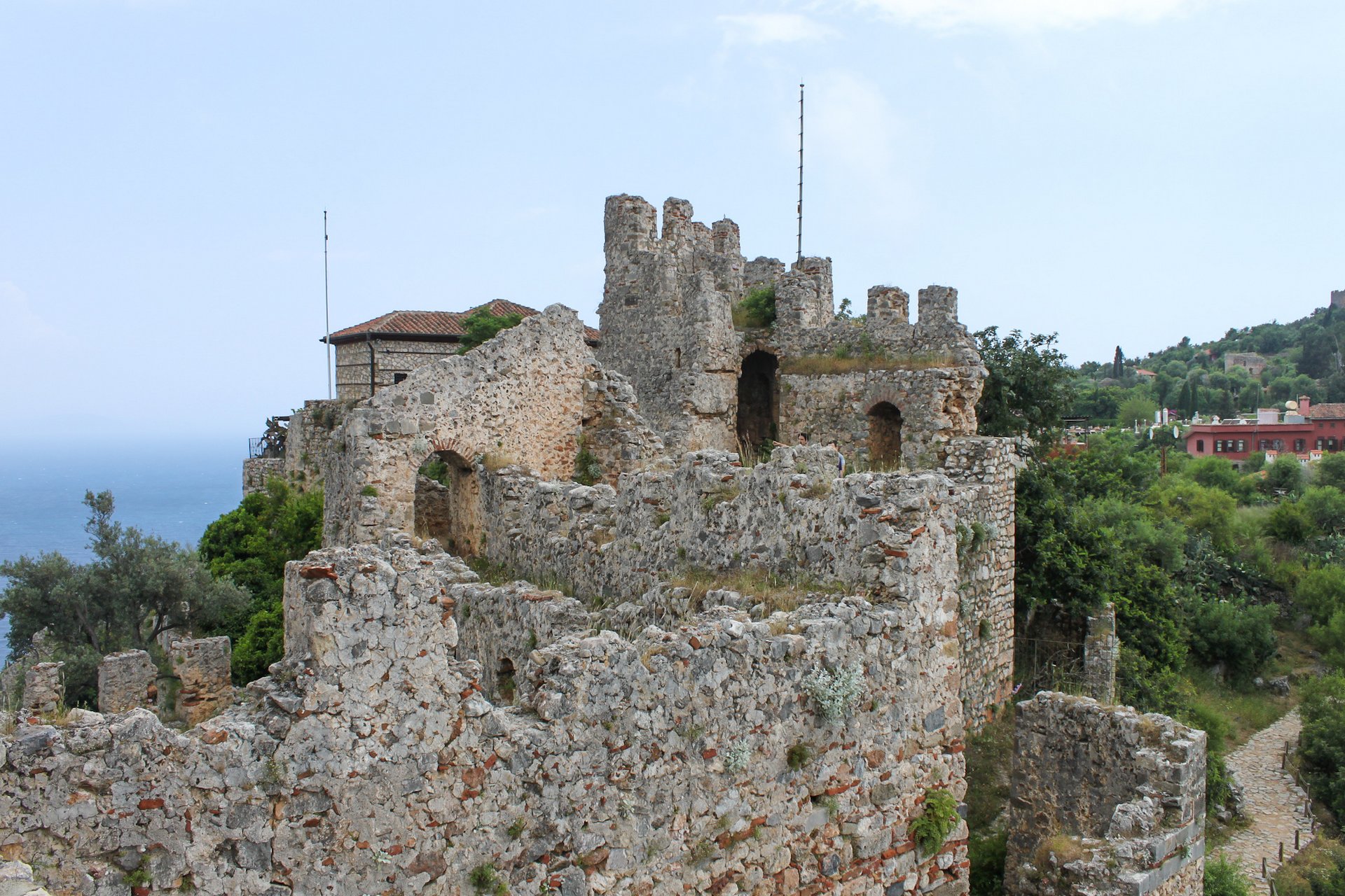 Строения цитадели Ич-Кале в крепости Аланьи